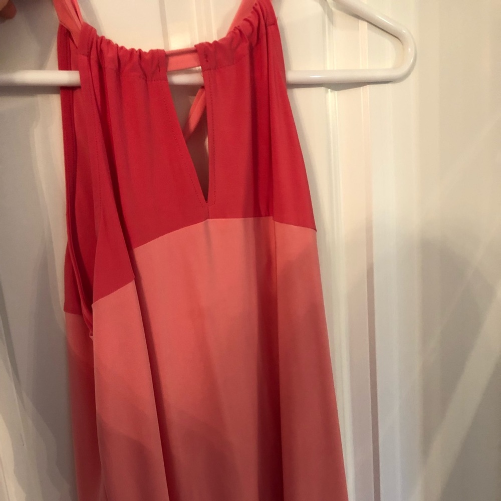 Flowy pink tank top